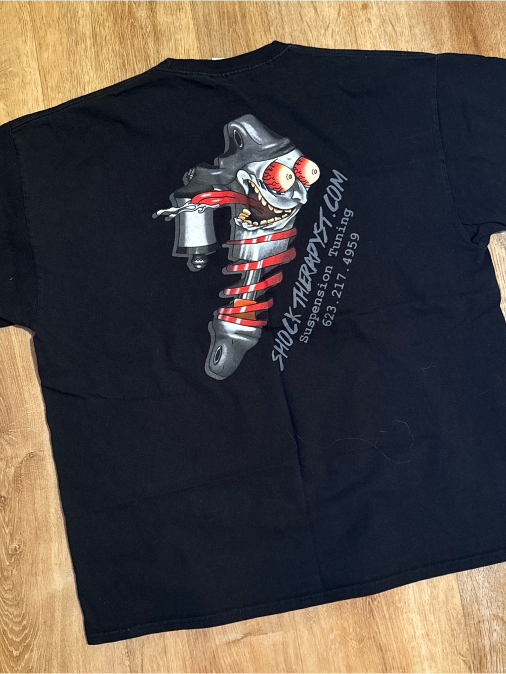 Art Tuning Performance Car Parts T-Shirt Port & Com Heavy Cotton Men's 2XL VTG